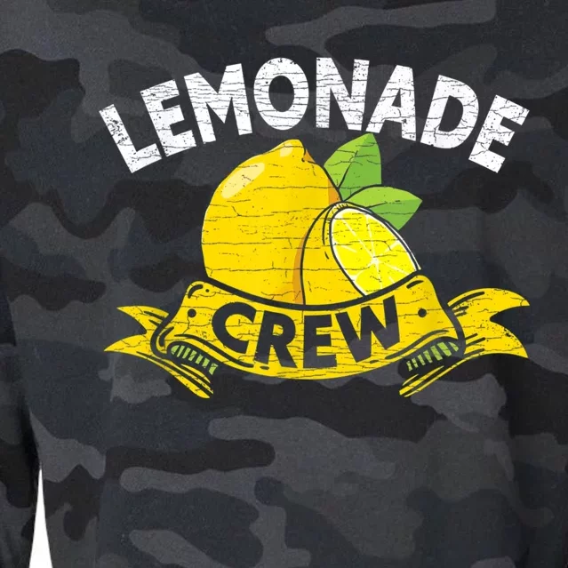 Lemon Stand Lemonade Crew Cropped Pullover Crew