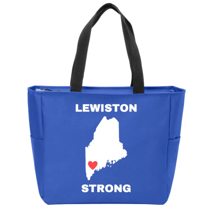 Lewiston Strong Zip Tote Bag