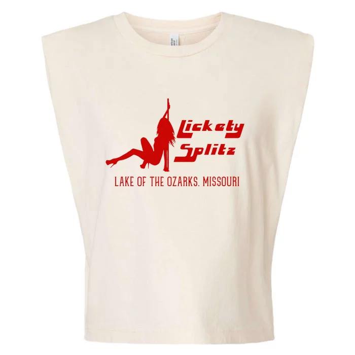 Lickety Splitz Lake Of The Ozarks Missouri Strip Club Garment-Dyed Women's Muscle Tee