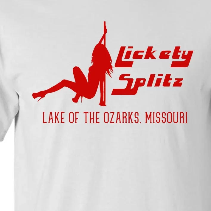 Lickety Splitz Lake Of The Ozarks Missouri Strip Club Tall T-Shirt