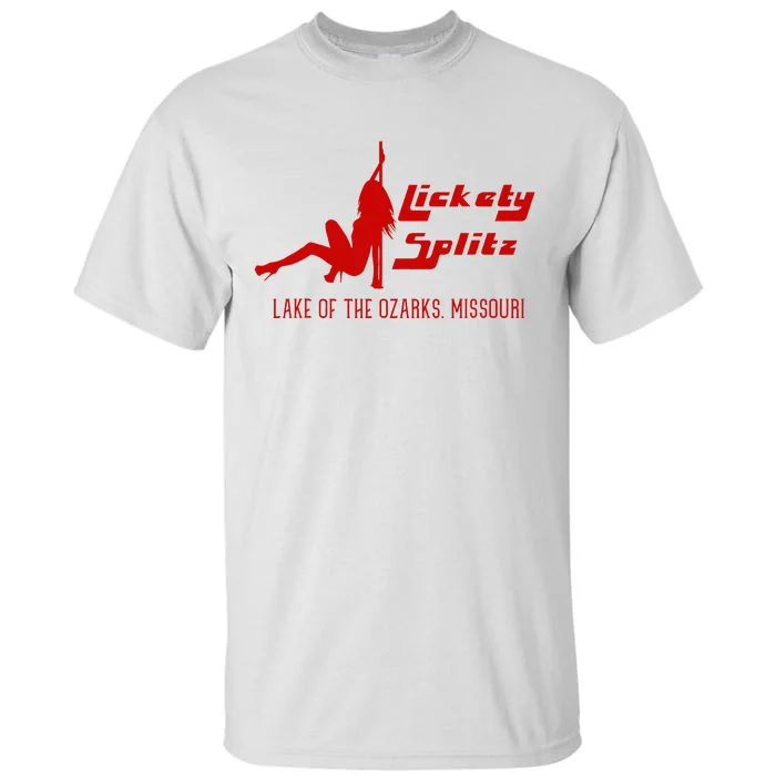 Lickety Splitz Lake Of The Ozarks Missouri Strip Club Tall T-Shirt