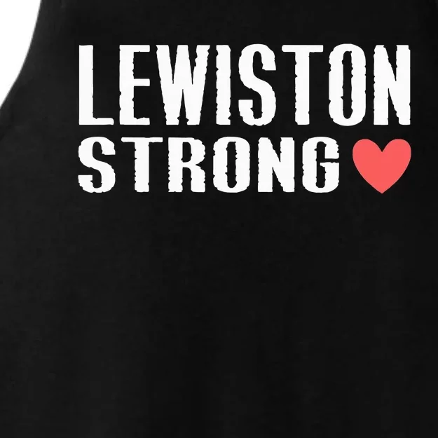 Lewiston Strong Ladies Tri-Blend Wicking Tank