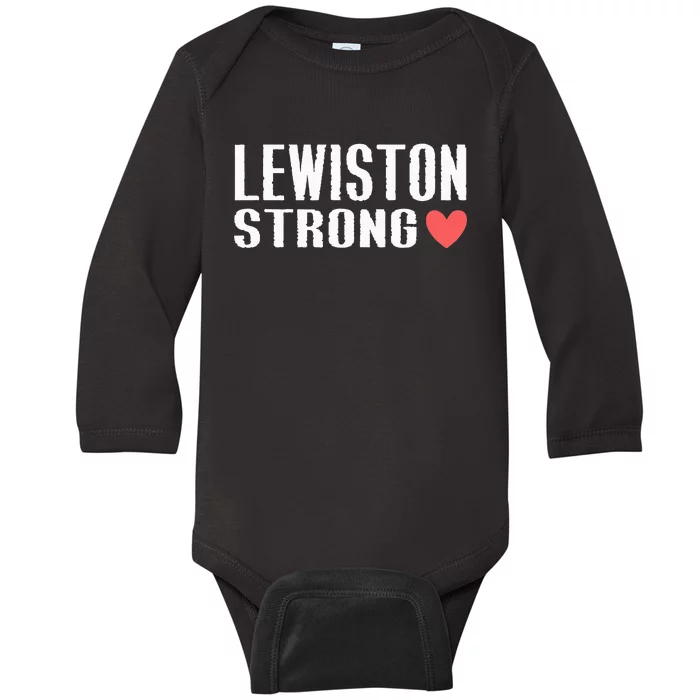 Lewiston Strong Baby Long Sleeve Bodysuit