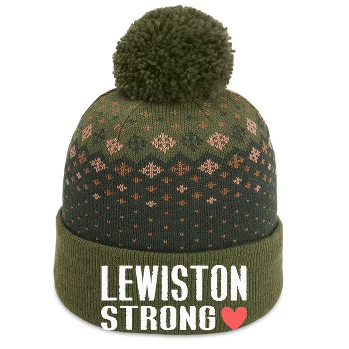 Lewiston Strong The Baniff Cuffed Pom Beanie