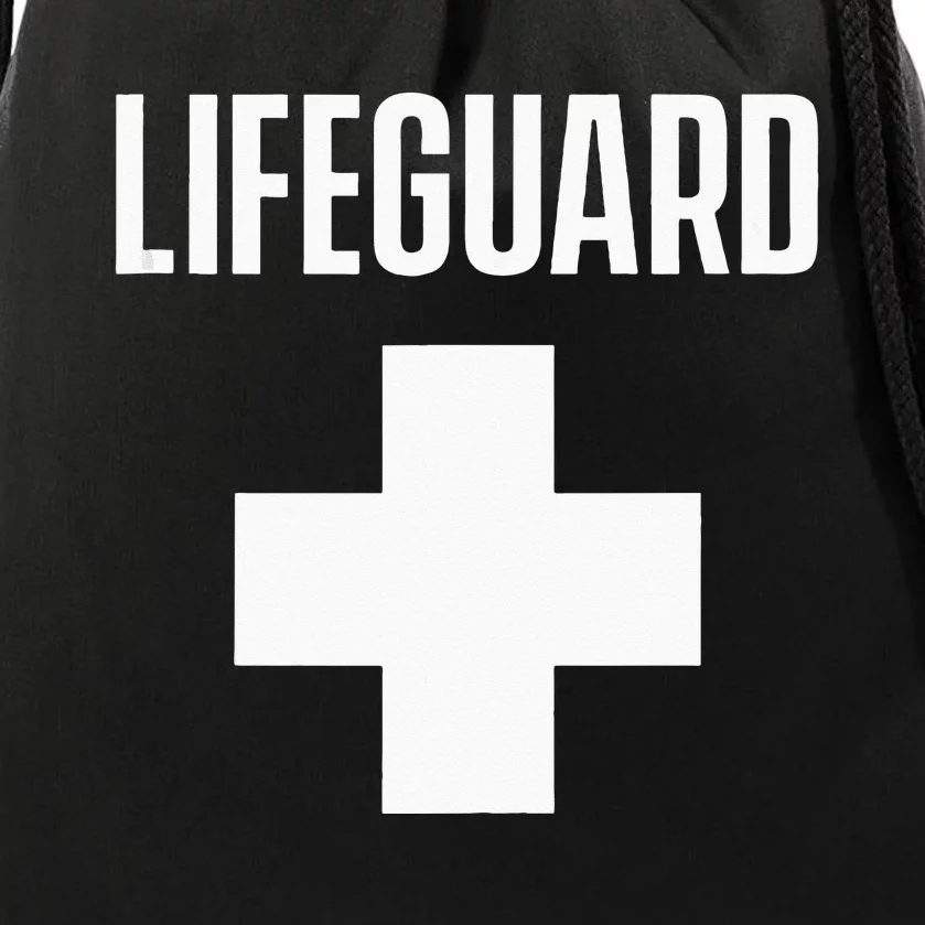 Lifeguard Sayings Life Guard Job Drawstring Bag