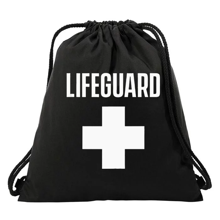 Lifeguard Sayings Life Guard Job Drawstring Bag