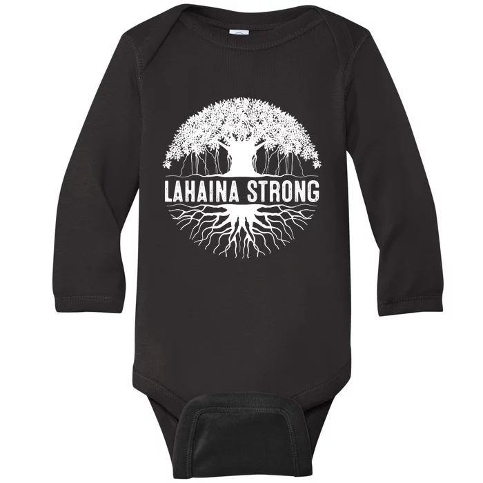 Lahaina Strong Baby Long Sleeve Bodysuit