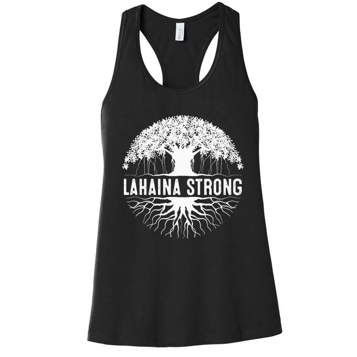 Lahaina Strong Long Sleeve Women's Racerback Tank