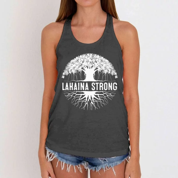 Lahaina Strong Long Sleeve Women's Knotted Racerback Tank