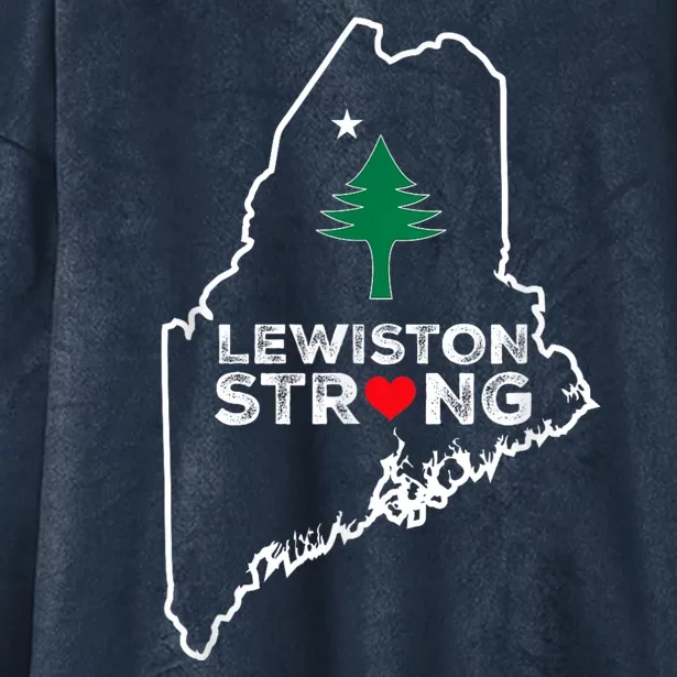 Lewiston Strong Hooded Wearable Blanket