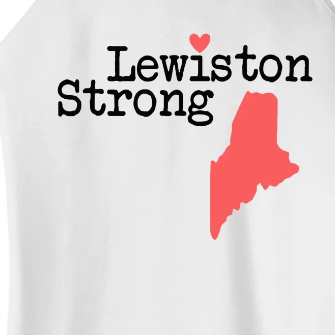 Lewiston Strong Lewiston Strong  Lewiston Stron Women’s Perfect Tri Rocker Tank