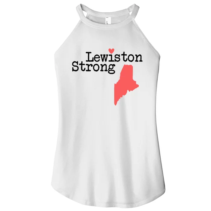 Lewiston Strong Lewiston Strong  Lewiston Stron Women’s Perfect Tri Rocker Tank