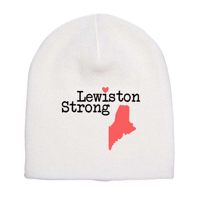 Lewiston Strong Lewiston Strong  Lewiston Stron Short Acrylic Beanie