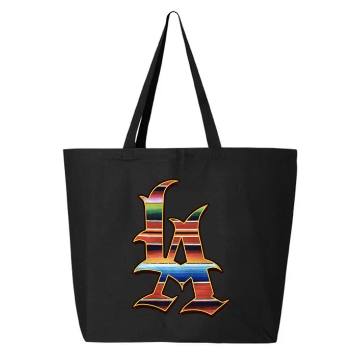 LA Sarape Los Angeles LA Sarape East LA Baseball Mexican 25L Jumbo Tote