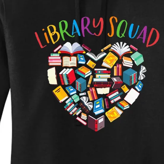 Library Squad Librarian Bookworm Book Lover Women's Pullover Hoodie