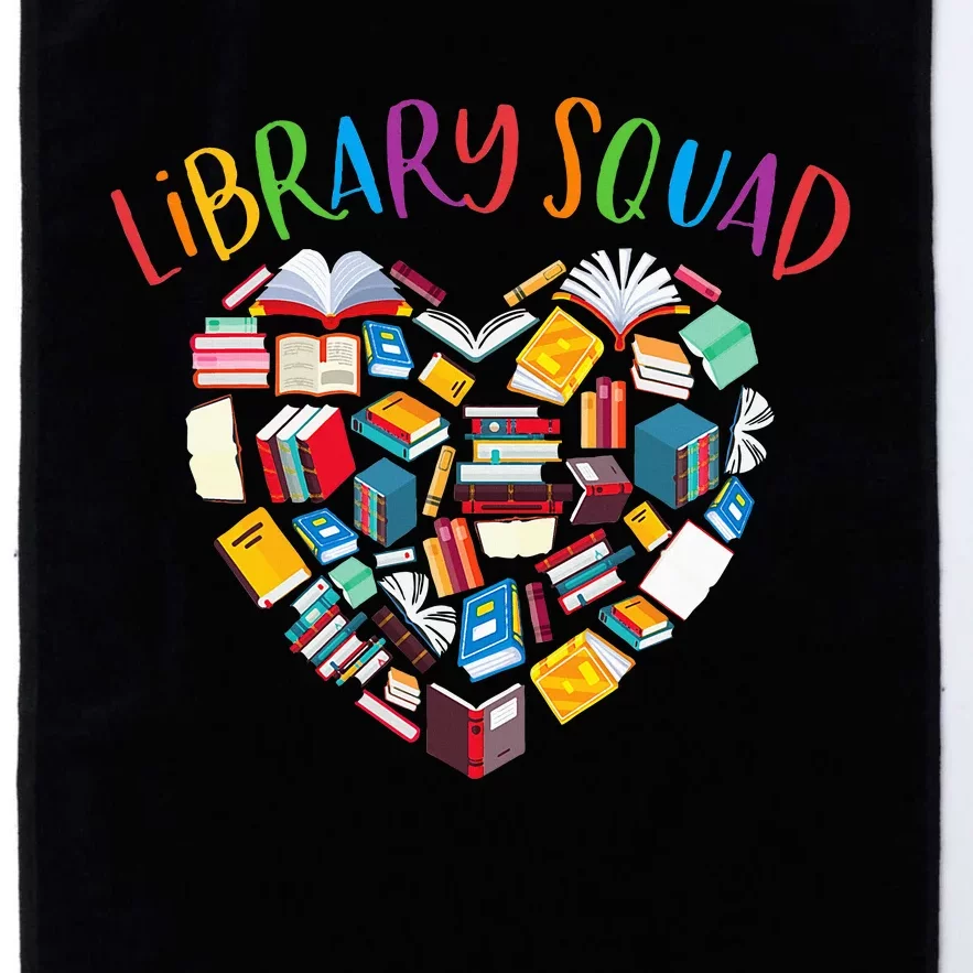 Library Squad Librarian Bookworm Book Lover Platinum Collection Golf Towel