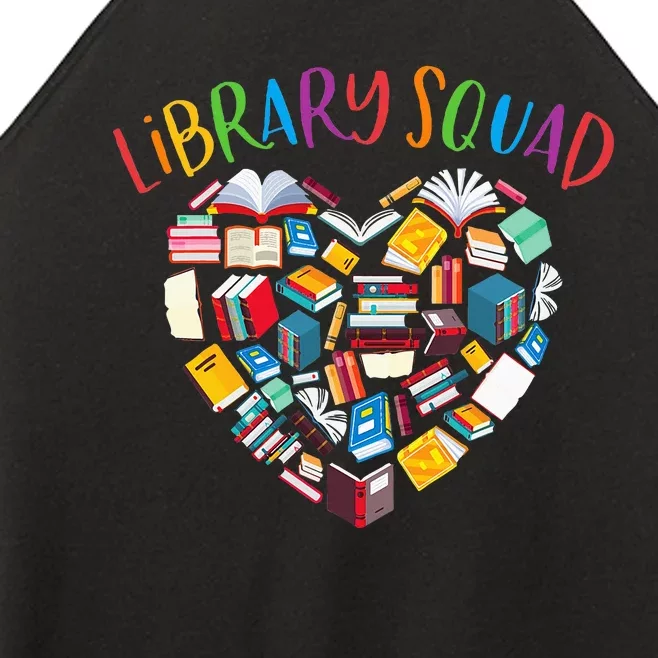 Library Squad Librarian Bookworm Book Lover Women’s Perfect Tri Rocker Tank