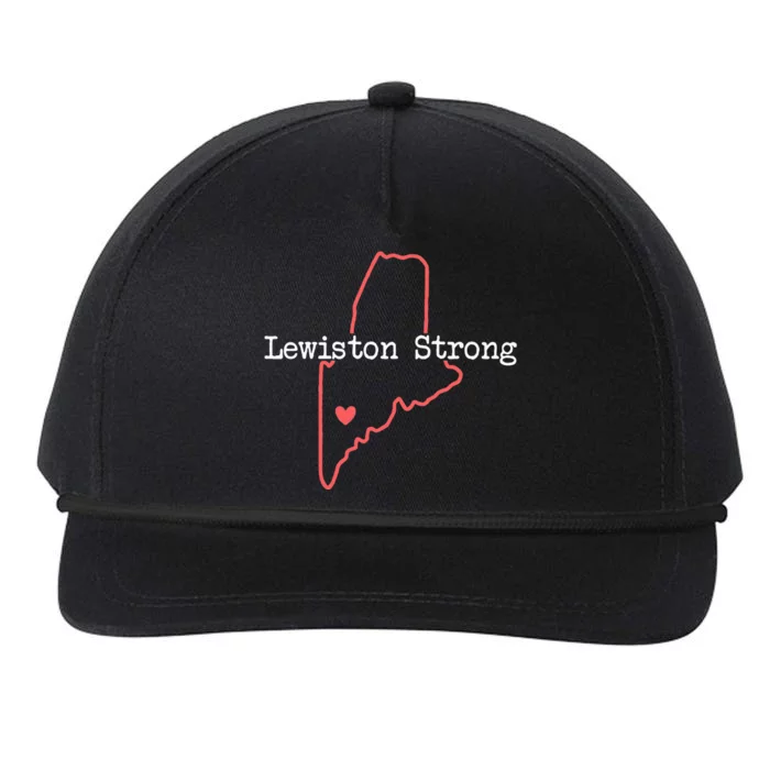 Lewiston Strong Lewiston Strong Snapback Five-Panel Rope Hat