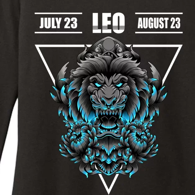 Lion Symbol Leo Horoscope Zodiac Leo Meaningful Gift Womens CVC Long Sleeve Shirt