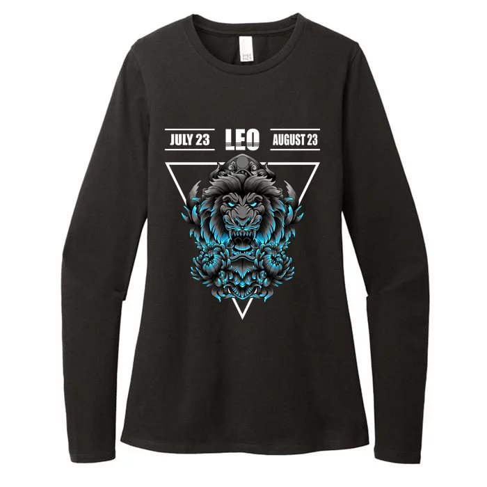 Lion Symbol Leo Horoscope Zodiac Leo Meaningful Gift Womens CVC Long Sleeve Shirt