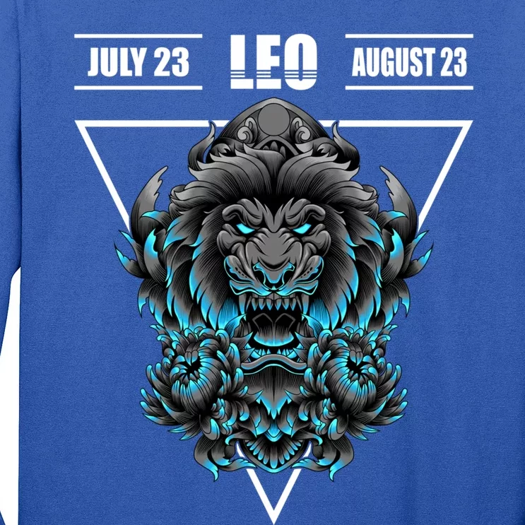 Lion Symbol Leo Horoscope Zodiac Leo Meaningful Gift Long Sleeve Shirt