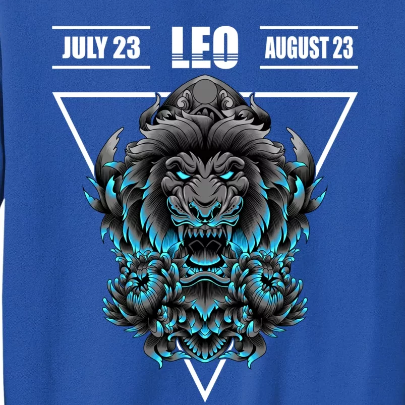 Lion Symbol Leo Horoscope Zodiac Leo Meaningful Gift Tall Sweatshirt