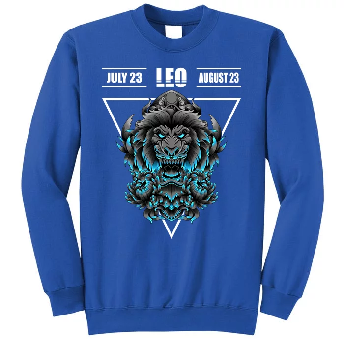 Lion Symbol Leo Horoscope Zodiac Leo Meaningful Gift Tall Sweatshirt