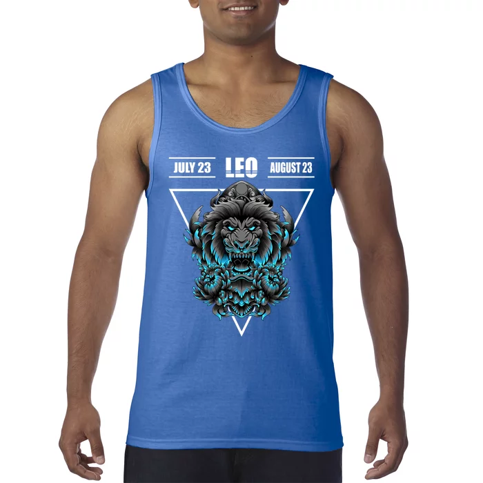 Lion Symbol Leo Horoscope Zodiac Leo Meaningful Gift Tank Top