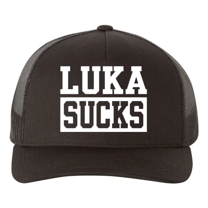 Luka Sucks Yupoong Adult 5-Panel Trucker Hat