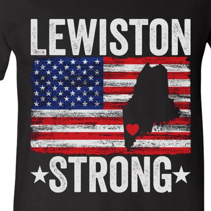 Lewiston Strong V-Neck T-Shirt