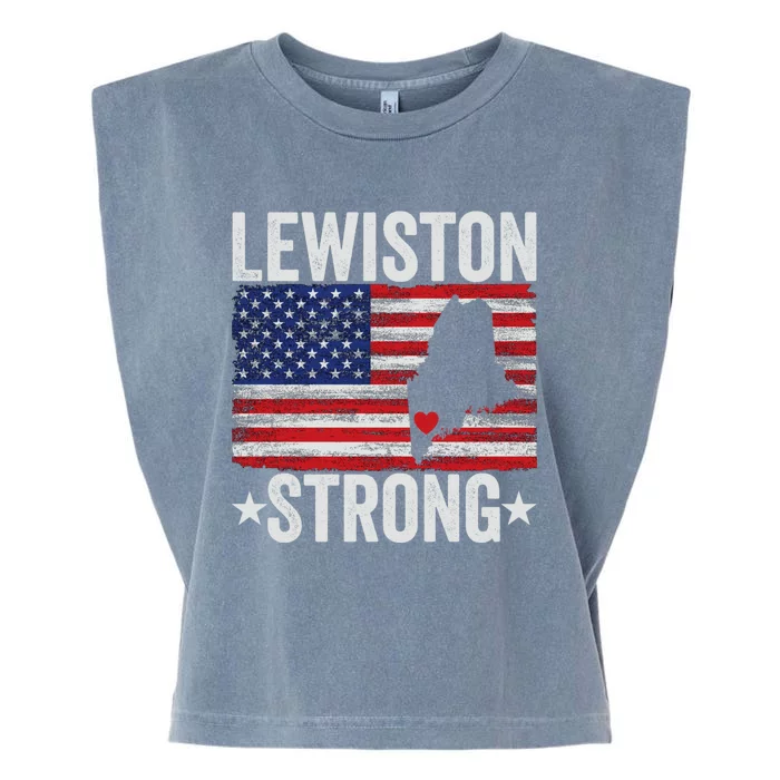 Lewiston Strong Garment-Dyed Women's Muscle Tee