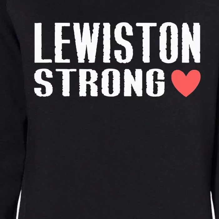 Lewiston Strong Lewiston Strong Womens California Wash Sweatshirt