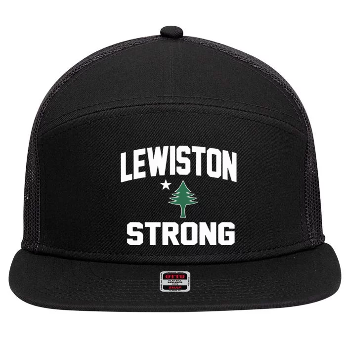 Lewiston Strong 7 Panel Mesh Trucker Snapback Hat