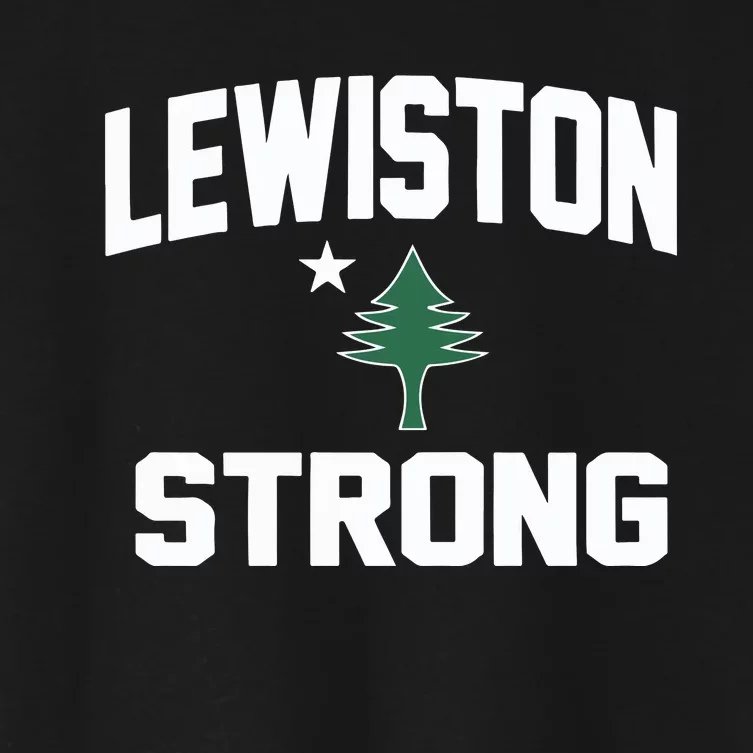 Lewiston Strong Women's Crop Top Tee