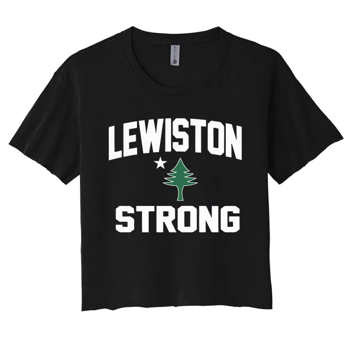 Lewiston Strong Women's Crop Top Tee