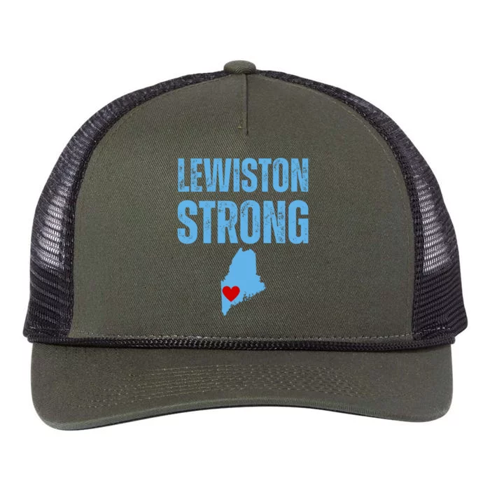 Lewiston Strong Retro Rope Trucker Hat Cap