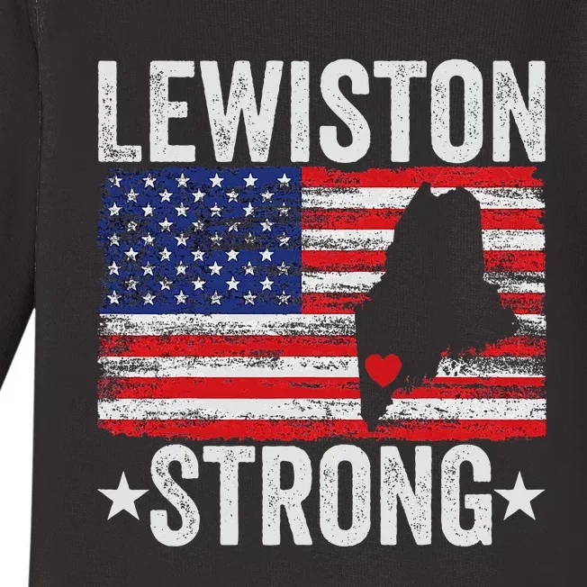 Lewiston Strong Lewiston Baby Long Sleeve Bodysuit