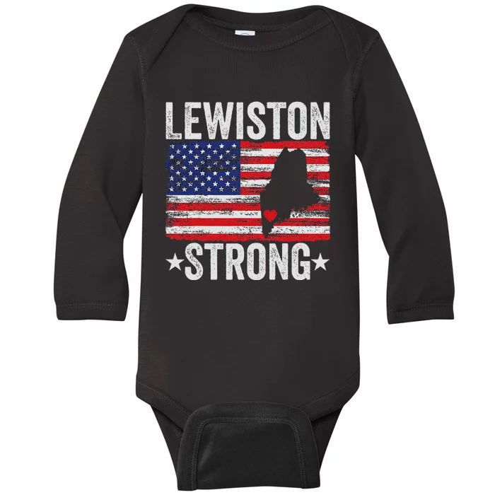 Lewiston Strong Lewiston Baby Long Sleeve Bodysuit