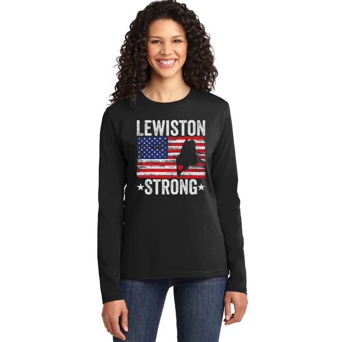 Lewiston Strong Lewiston Ladies Long Sleeve Shirt