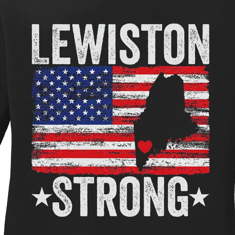 Lewiston Strong Lewiston Ladies Long Sleeve Shirt