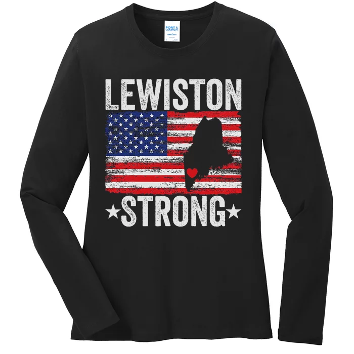 Lewiston Strong Lewiston Ladies Long Sleeve Shirt