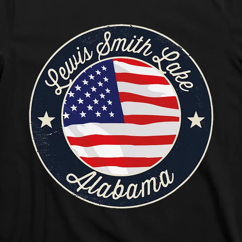 Lewis Smith Lake Patriotic Alabama Souvenir T-Shirt