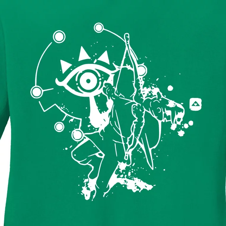 Link Sheikah Ladies Long Sleeve Shirt