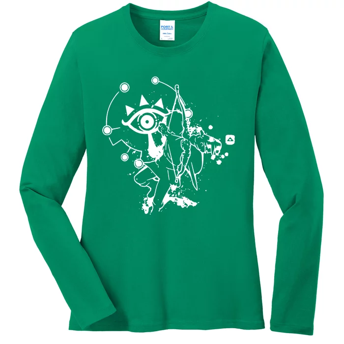 Link Sheikah Ladies Long Sleeve Shirt