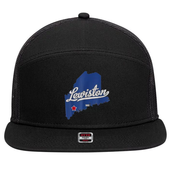 Lewiston Strong 7 Panel Mesh Trucker Snapback Hat