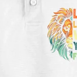 Leo Season Lion Motivational Inspirational Dry Zone Grid Performance Polo