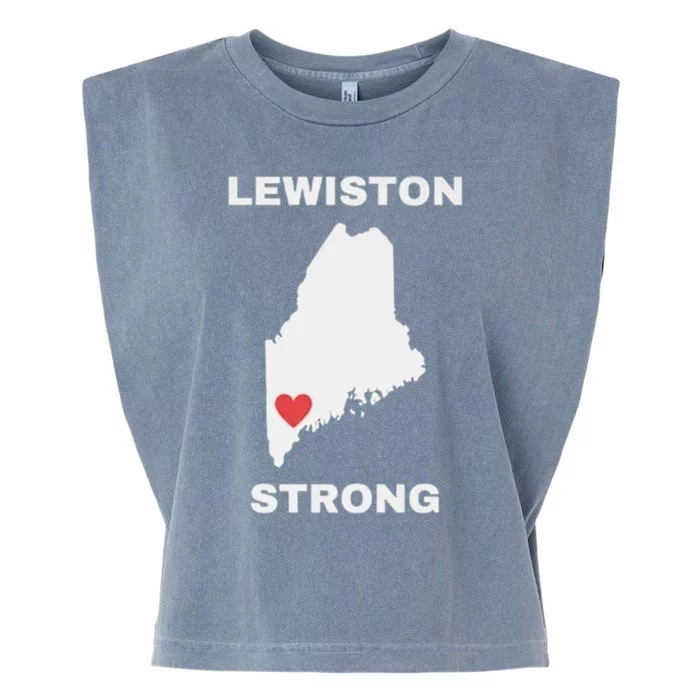 Lewiston Strong Garment-Dyed Women's Muscle Tee