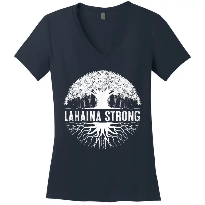 Lahaina Strong Women's V-Neck T-Shirt