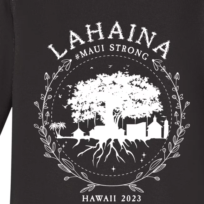 Lahaina Strong Baby Long Sleeve Bodysuit