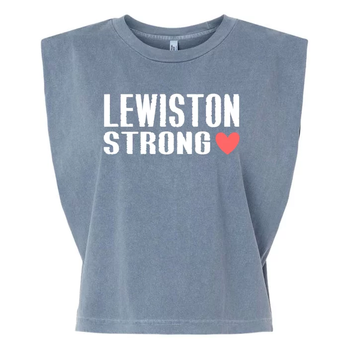 Lewiston Strong Garment-Dyed Women's Muscle Tee